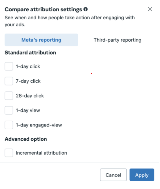 meta attribution model