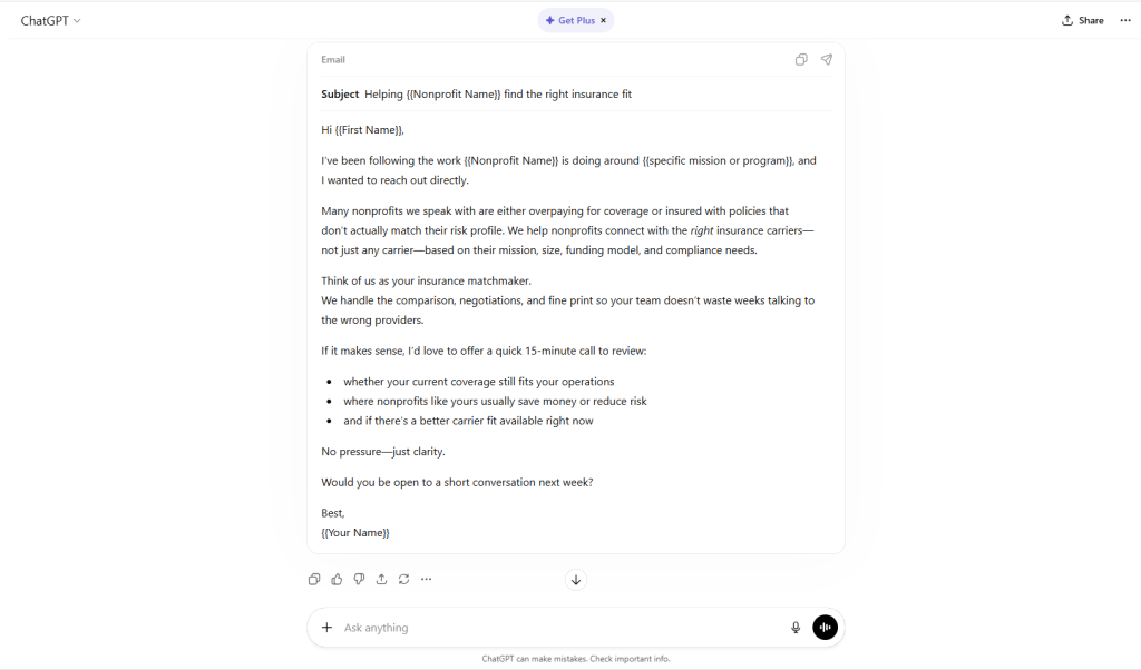 personalized email
