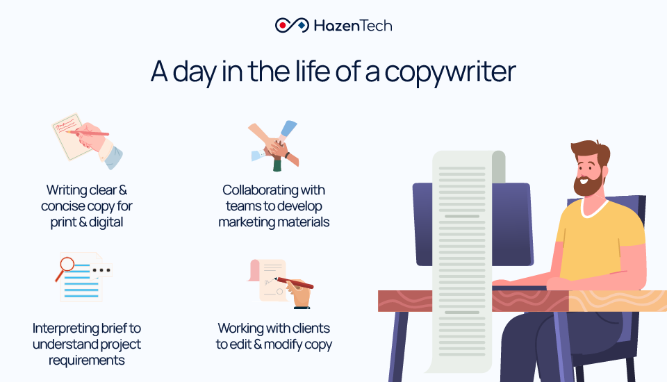 A day in the life of copywriter